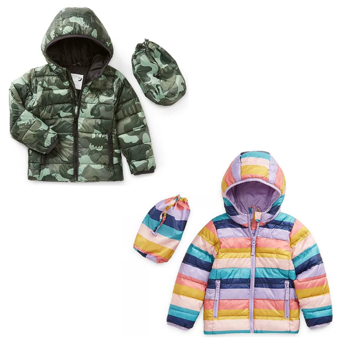FROM $14.99 (Reg $56) Toddler & Kids Packable Puffer Jackets - at JCPenney 
