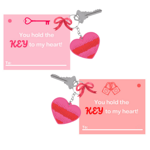 FREE Valentine's Day Printable for Keychains