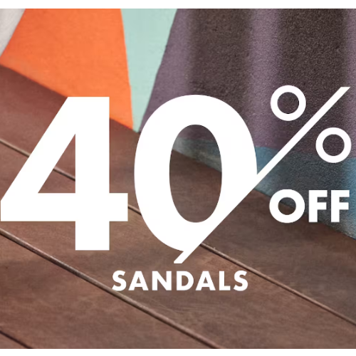 Get an Extra 40% off Already Reduced Sandals During DSW's Extra 40% Sale - at Adidas 