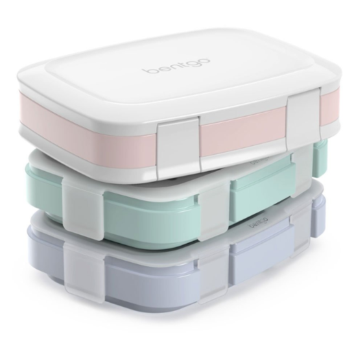 Bentgo | Pastel Green Three-Meal Fresh Prep Pack Bento Box Set ONLY $29.99 for 3 (reg $49.99) at Zulily - at Health 