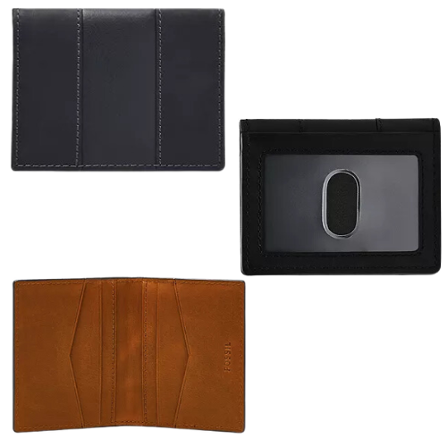 Everett Card Case Bifold AS LOW AS $6.99 (reg $50) + FREE SHIP at Fossil - at Men 