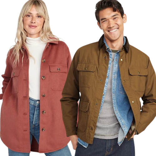 SAVE 50% OFF Women's and Men's Coats & Jackets at Old Navy  - at Old Navy 