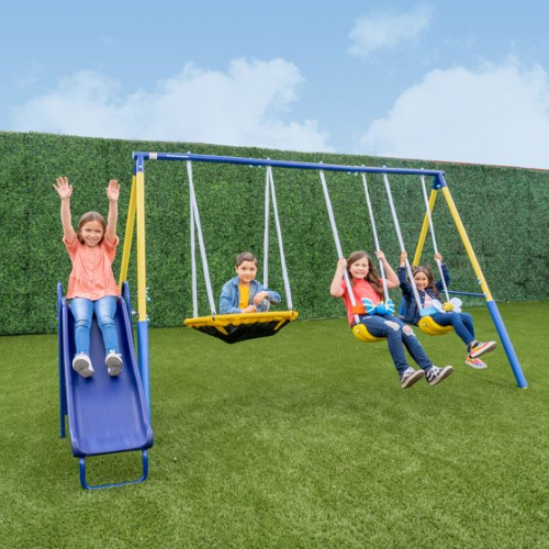 Sportspower Super Saucer Metal Swing Set ONLY $99 + FREE SHIP - at Patio & Outdoors 