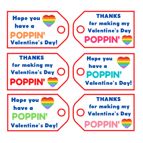 Download a FREE Poppin’ Printable for Valentine’s Day!