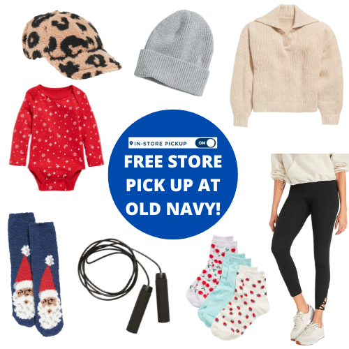 FREE STORE PICKUP! Grab Last Minute Gifts at Old Navy! - at Old Navy 