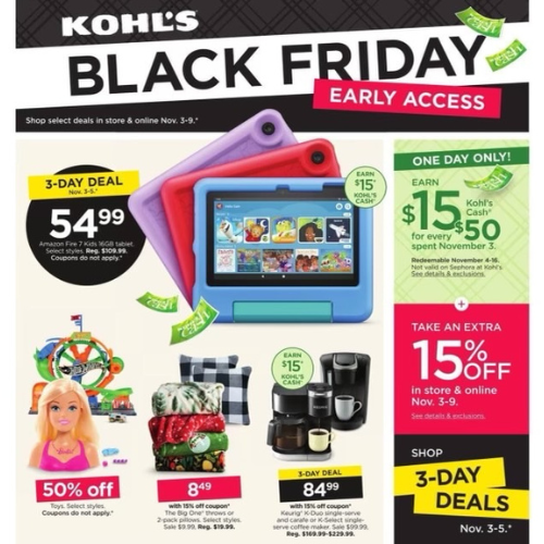 Early Access Black Friday Sale at Kohl's - at Baby 