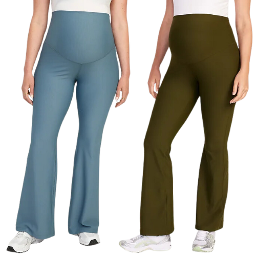 Maternity Full Panel PowerSoft Flare Leggings ONLY $21.97 (reg $49.99) at Old Navy - at Old Navy 