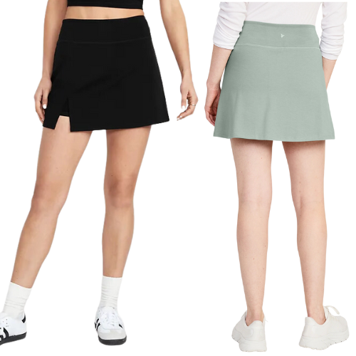 GLITCH! Extra High-Waisted PowerChill Skort for Women ONLY $8.40 (Reg $40) at Old Navy - at Old Navy 