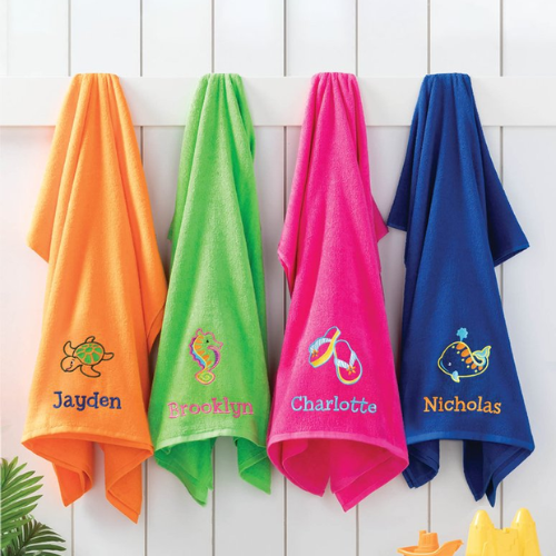 Personalized Beach Towels FROM $13.95 (Reg $35+) at Zulily - at Personalized & Monogram 