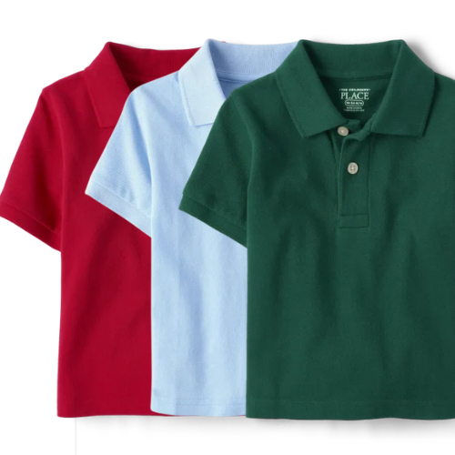 Kids Polo Uniform Shirts ONLY $4.79 (reg $11+) + FREE SHIP at The Children's Place - at The Children's Place 