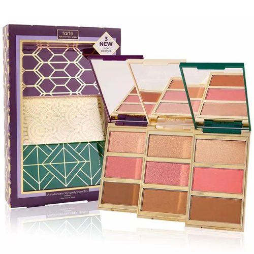 Tarte Amazonian Clay Party Palettes Cheek Set ONLY $25 (reg $234) at Macy's - at Macy's 