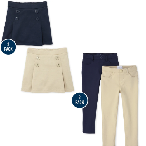 Ponte Knit Kids Uniforms 40% OFF + FREE SHIP at The Children's Place - at The Children's Place 