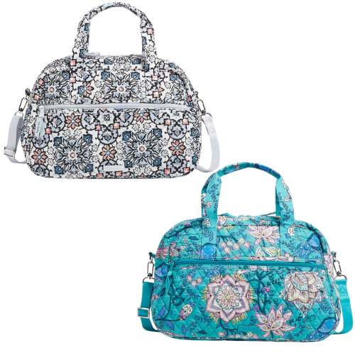 Factory Style Compact Traveler Bag ONLY $18.20 (Reg $119) at Vera Bradley Outlet - at Vera Bradley 