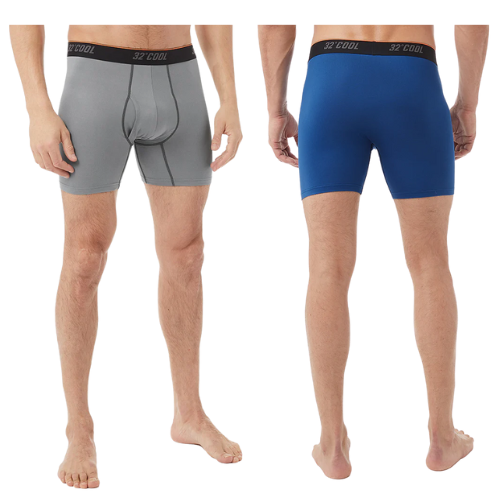 Men’s Cool Active Boxer Briefs ONLY $3.99 at 32 Degrees - at Men 