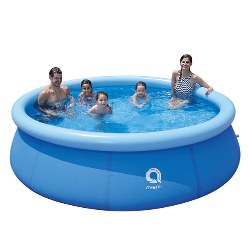 ONLY $44.99 (Reg $89) 10 Foot Round Inflatable Outdoor Swimming Pool  - at Best Buy 