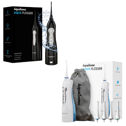 ONLY $29.99 (Reg $140) AquaSonic Rechargeable Aqua Flosser Set - at Health 