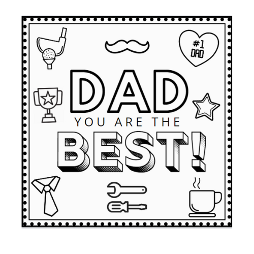 FREE Father's Day Card Printable! - at Personalized & Monogram