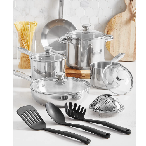 ONLY $47.99 (Reg $120) 13-Pc. Cookware Set - at Grocery 
