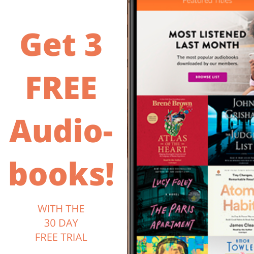 3 FREE Audiobooks + Unlimited Podcast on Audiobooks.com