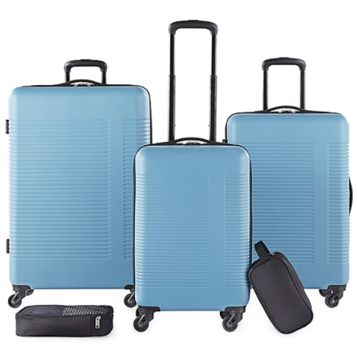 ONLY $125.99 + FREE SHIP Protocol Phoenix Hardside 5-pc. Luggage Set - at JCPenney 