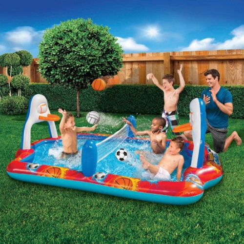 ONLY $14.99 (Reg $45) Banzai Sports Arena 4-In-1 Play Center Pool - at Best Buy 
