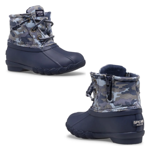 ONLY $14.99 (Reg $50) Kid's Sperry Saltwater Water Resistant Camo Duck Boot - at Nordstrom 