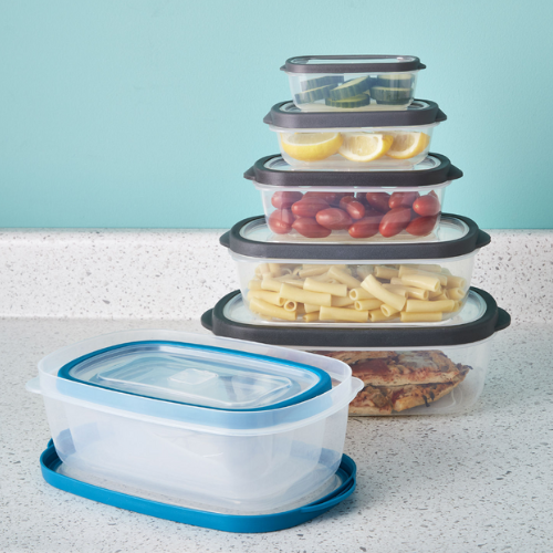 ONLY $7.99 (Reg $30) Farberware Vented Nesting 10-pc. Plastic Stackable Food Containers - at Grocery 