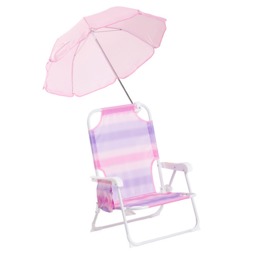 Tommy Bahama Folding Stripe Beach Chair With Cup Holder And Umbrella FROM $17 (Reg $28) at T.J. Maxx - at TJMaxx 