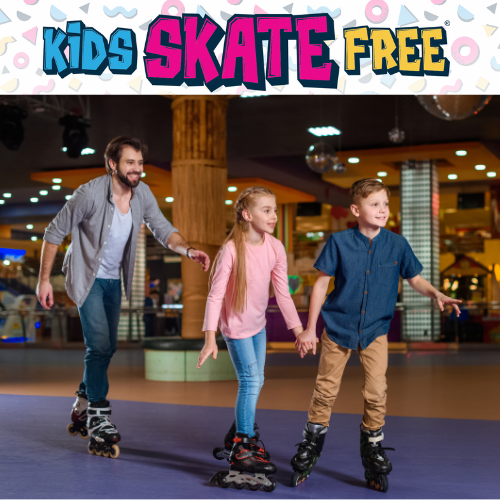 Kids Skate FREE All Summer! 