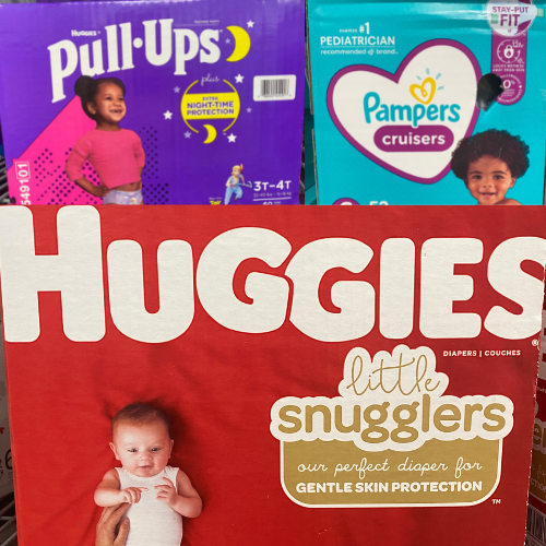 Pampers & Huggies Diapers - at Amazon 