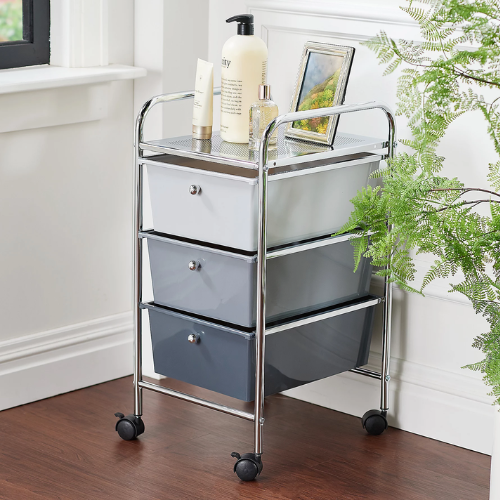 ONLY $28.12 (Reg $66) Tidy & Co. 3-Drawer Storage Cart on Wheels - at Office 