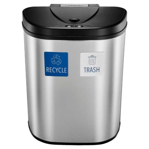 ONLY $59.99 (Reg $160) Insignia™ Stainless Steel 18 Gal. Automatic Trash Can  - at Best Buy 