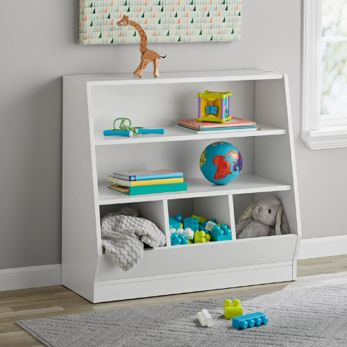 Your Zone Kids Bin Storage and Two Shelf Bookcase ONLY $45 + FREE SHIP at Walmart - at Walmart