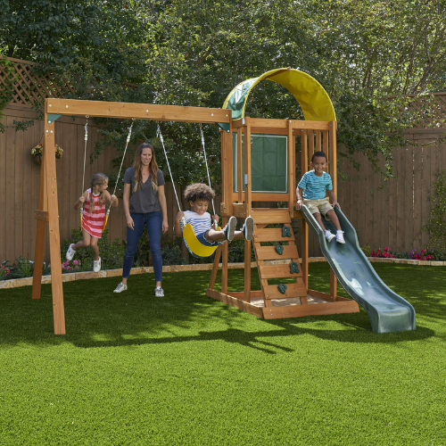 KidKraft Ainsley Wooden Outdoor Swing Set ONLY $299 + FREE SHIPPING - at Walmart 