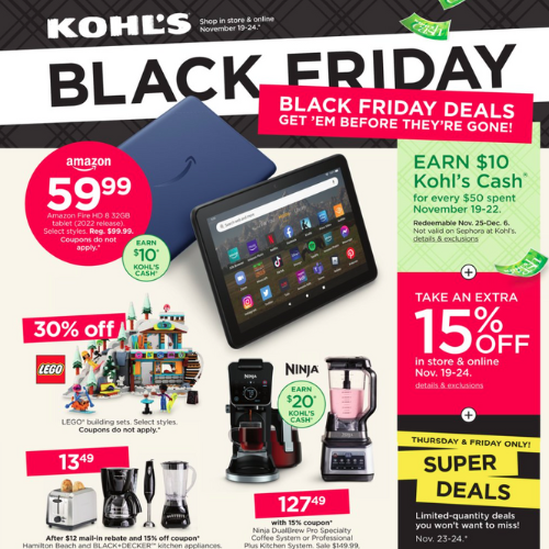 Unlock Savings with the Kohl's Black Friday Ad Preview: A Sneak Peek into the Biggest Shopping Event of the Year