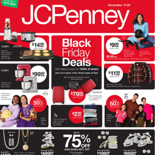 Sneak Peek into Savings: JCPenney's Black Friday Ad Preview 2023 - at JCPenney 