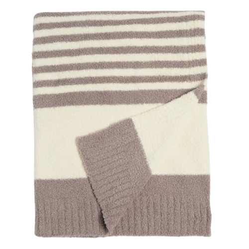 Barefoot Dreams CozyChic™ Stripe Throw Blanket 68% OFF at Nordstrom Rack - at Nordstrom 