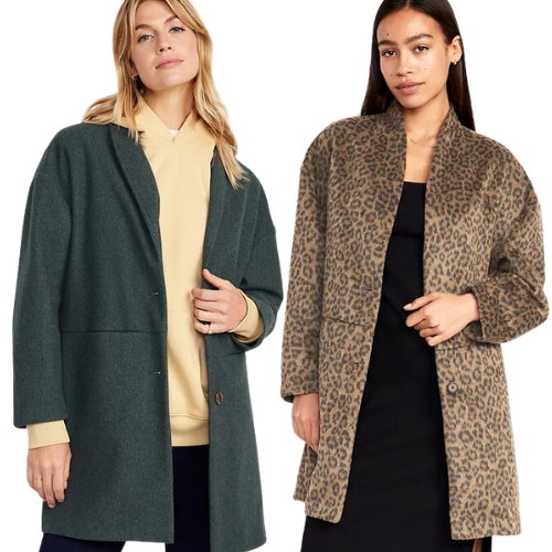 Long-Line Cardigan Coat for Women ONLY $19.99 (Reg $65) at Old Navy - at Old Navy 