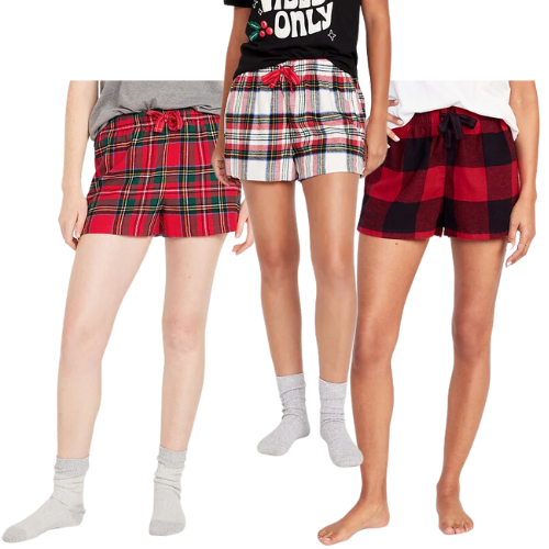 Matching Pajama Shorts for Women 2.5-inch ONLY $2.97 (Reg $17) at Old Navy - at Old Navy 
