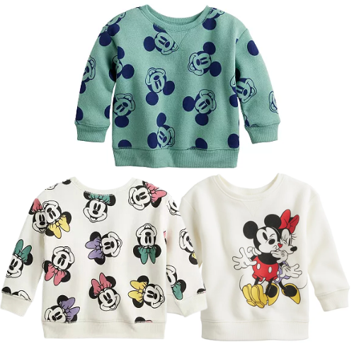 Disney's Mickey Mouse & Minnie Mouse Sweatshirt by Jumping Beans® ONLY $5.94 (Reg $10) at Kohl's - at Kohls 