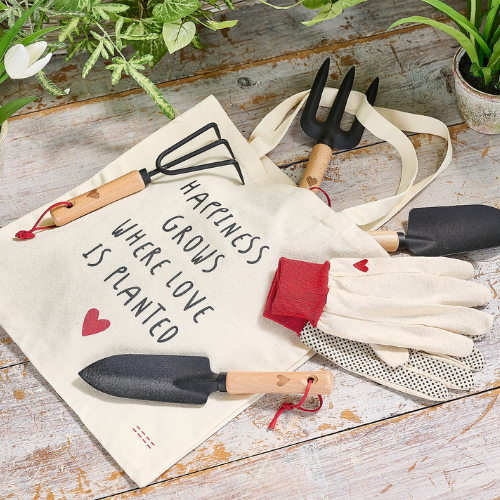 Peace Love World Gardening Kit w/ Gloves, Bag, and Tools ONLY $12.10 (Reg $36)at QVC - at QVC 