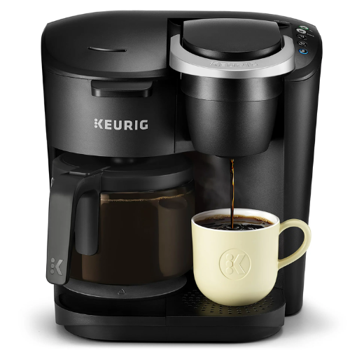 Keurig K-Duo Essentials Black Single-Serve K-Cup Pod Coffee Maker ONLY $79 + FREE SHIP at Walmart - at Household
