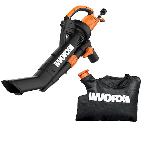 Only $52 (Reg $102) for the WORX 210 MPH 350 CFM Electric 12 Amp Leaf Blower/Mulcher/Vac - at Electronics 