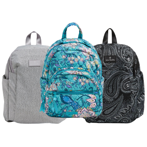 Small & Compact Backpacks FROM $22.75 (Reg $125) at Vera Bradley Outlet - at Vera Bradley 